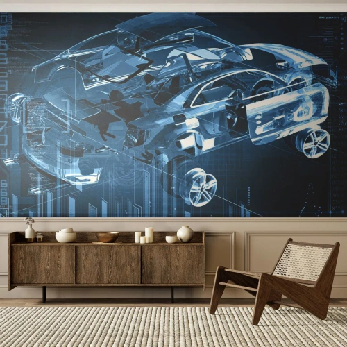 Fotomurale su misura Premium Sand - Anatomia ingegneristica - Settore automobilistico, Auto, Concetto