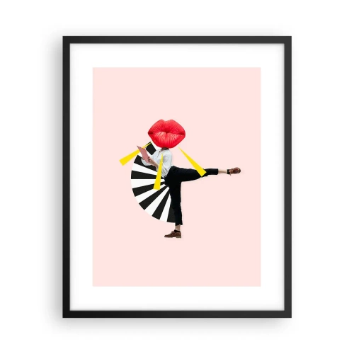 Poster in cornice nera - Pop-art surrealistica - 40x50 cm
