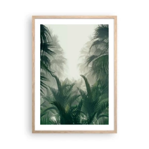 Poster in cornice rovere chiaro - Mistero dei tropici - 50x70 cm