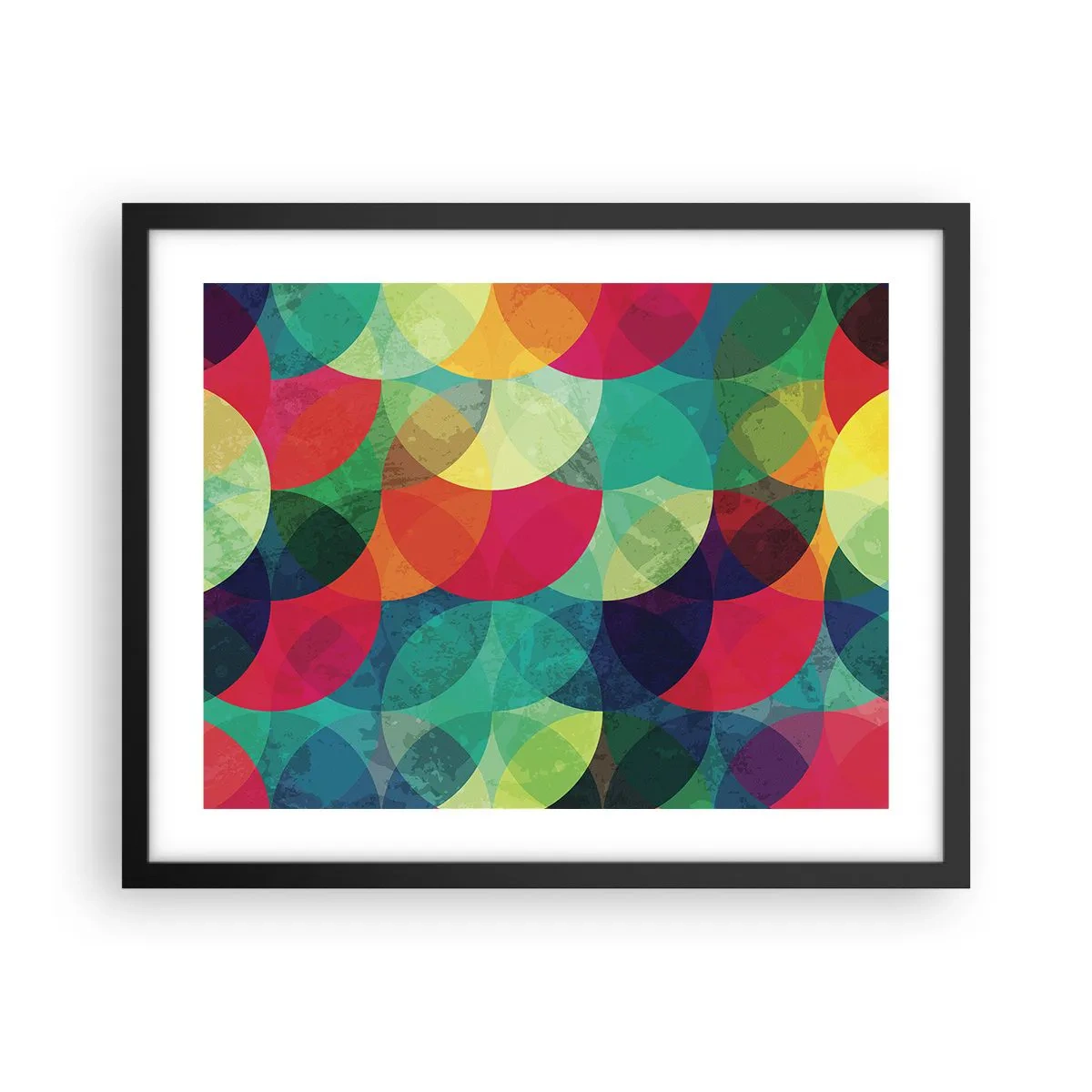 Poster in cornice nera - Ascensione arcobaleno - 50x40 cm