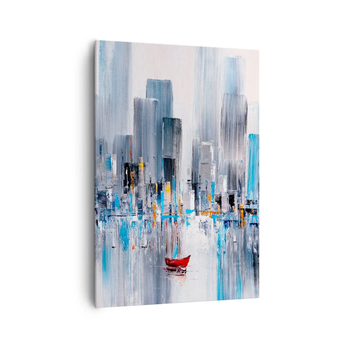 Quadro su tela - Stampe su Tela - La metropoli sopra al golfo - 70x100 cm