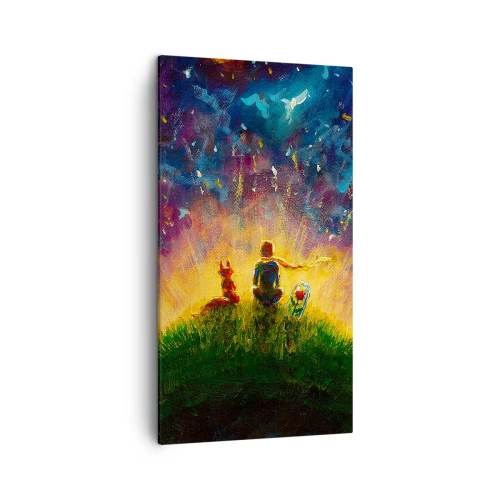 Quadro su tela - Stampe su Tela - Amore e amicizia: l'intero mondo - 45x80 cm