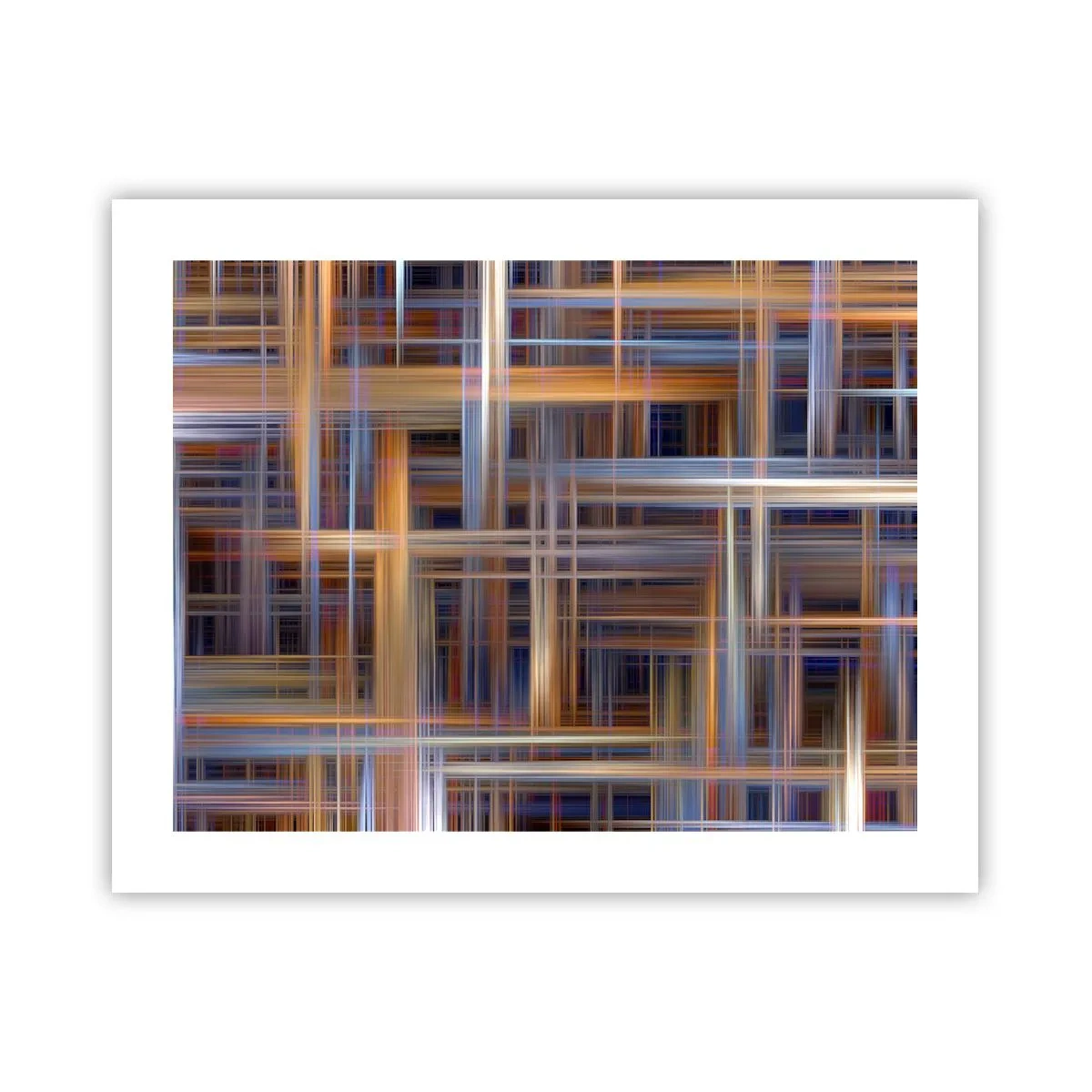 Poster - Tessute con la luce - 50x40 cm