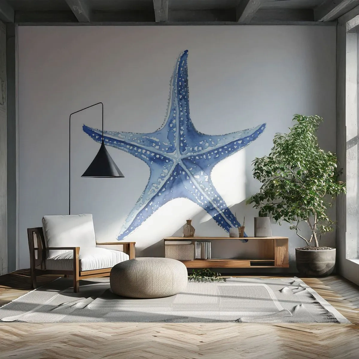 Fotomurali Standard Eco - Stella marina - Stella marina, Mare, barriera corallina - 450x315 cm