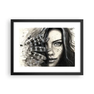 Poster in cornice nera - Bellezza selvaggia - 40x30 cm