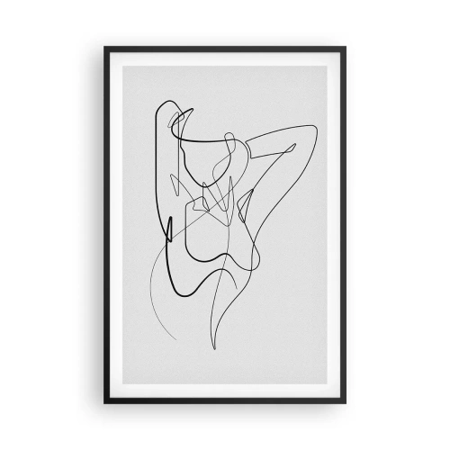 Poster in cornice nera - Davvero, come sei... - 61x91 cm