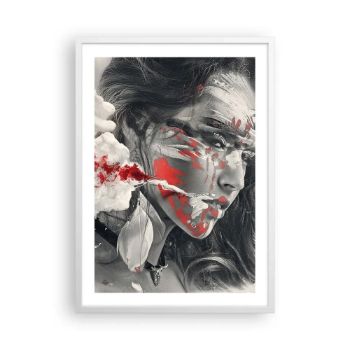 Poster in cornice bianca - Nei vapori dell'assurdo - 50x70 cm