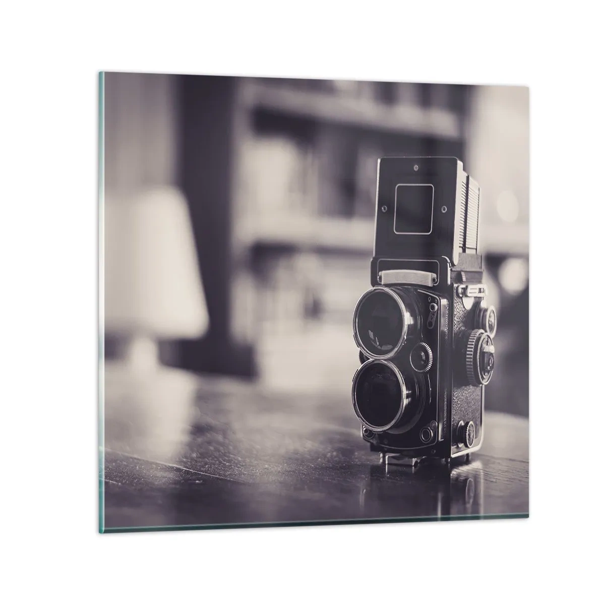 Quadro su vetro - La magia delle vecchie fotografie - 50x50 cm