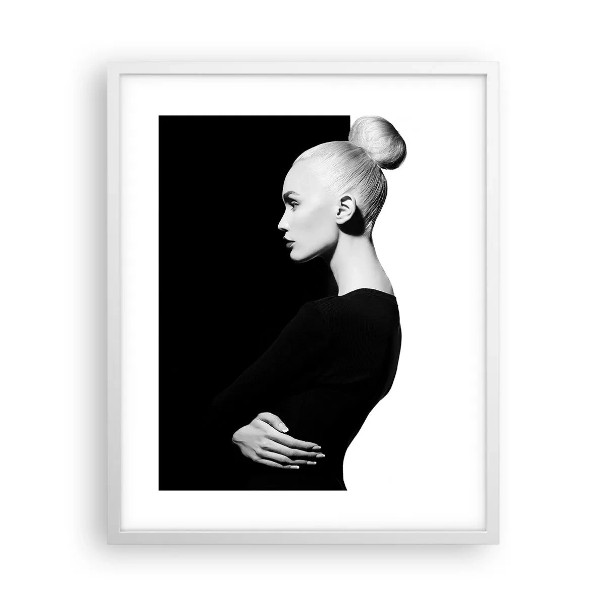 Poster in cornice bianca - Semplicemente donna - 40x50 cm