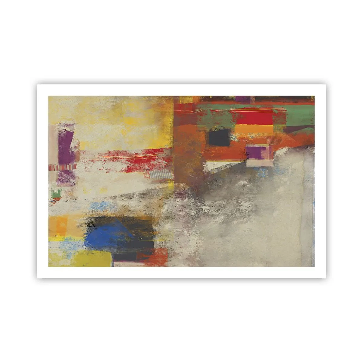 Poster - Geometria dei colori - 91x61 cm