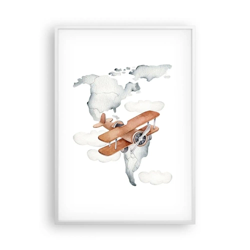 Poster in cornice bianca - Nello spirito dei pionieri - 70x100 cm