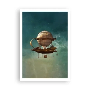 Poster - Saluti da Jules Verne - 70x100 cm