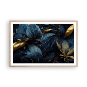 Poster in cornice rovere chiaro - Foderati d'oro - 91x61 cm