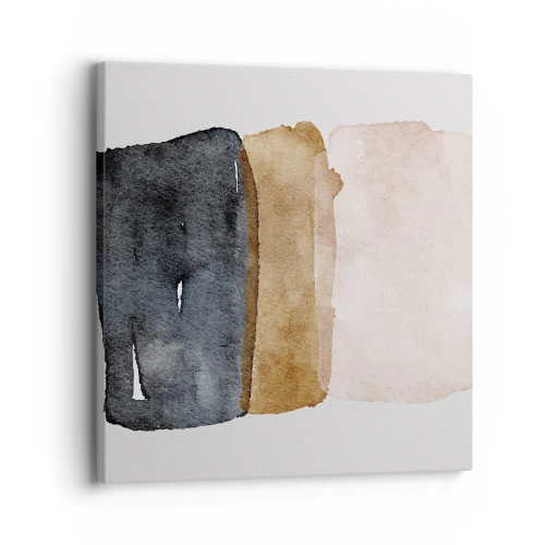 Quadro su tela - Stampe su Tela - Composizione di colori della terra - 30x30 cm