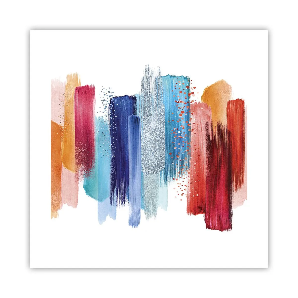 Poster - In alto e in basso - 40x40 cm