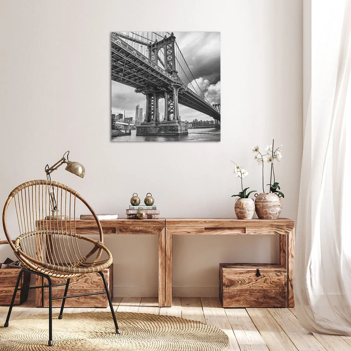 Quadro su tela - Stampe su Tela - Verso il cuore della città - 30x30 cm