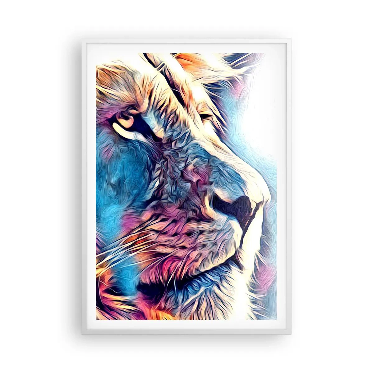 Poster in cornice bianca - La saggezza della natura - 70x100 cm