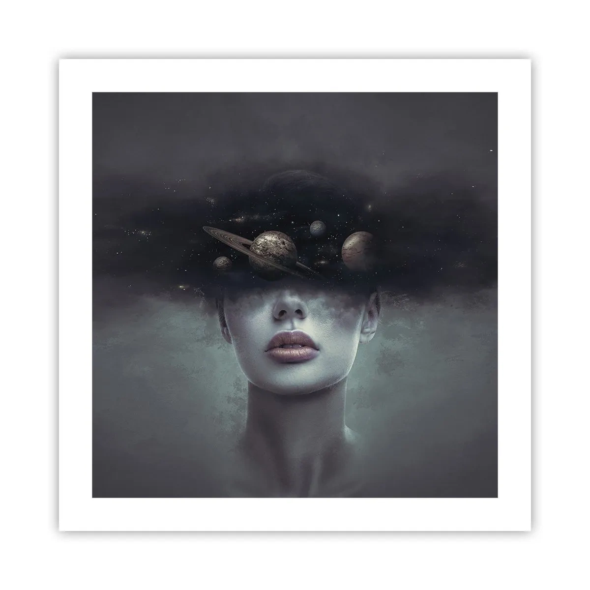 Poster - E i pianeti folleggiano... - 50x50 cm