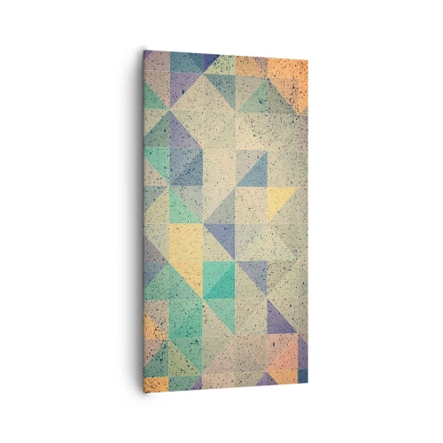 Quadro su tela - Stampe su Tela - La repubblica dei triangoli - 65x120 cm