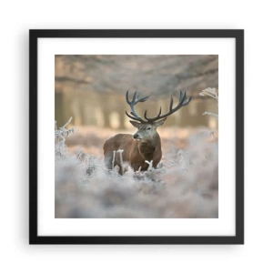 Poster in cornice nera - Fresco mattino - 40x40 cm