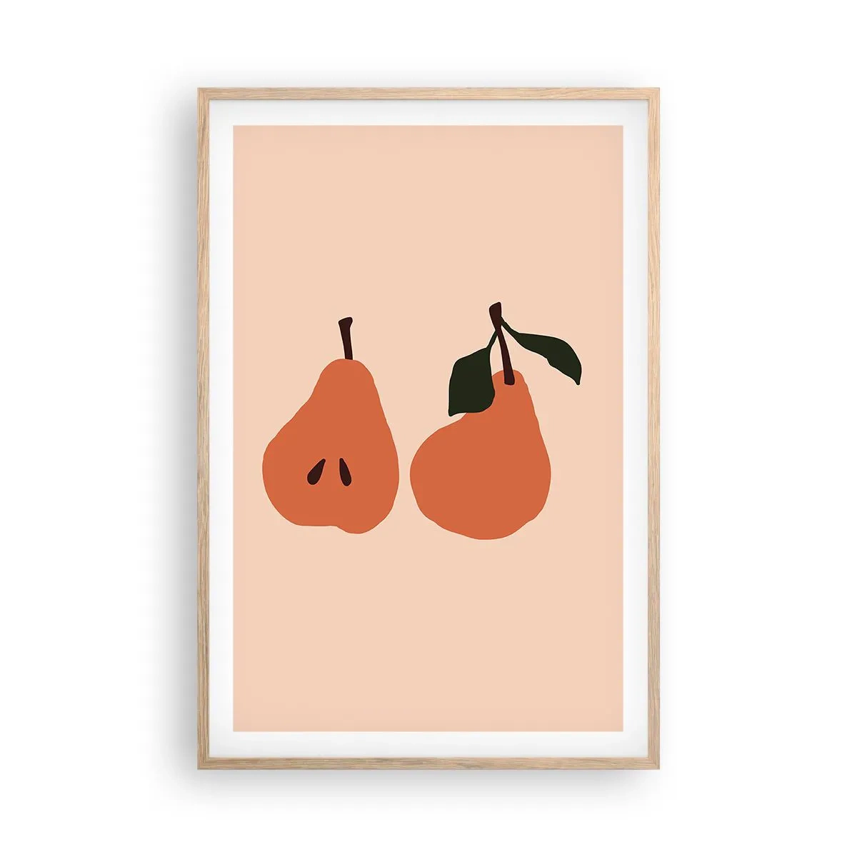 Poster in cornice rovere chiaro - La dolcezza stessa - 61x91 cm