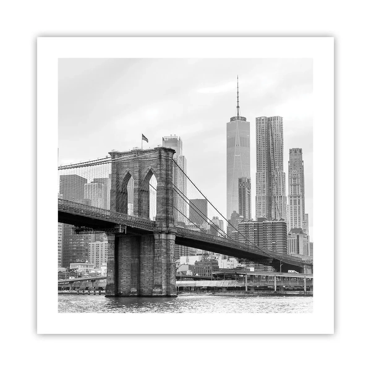 Poster - Atmosfera di New York - 50x50 cm