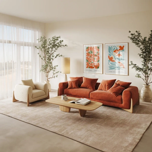 Modern flora no. 2 - Ispirazione per il soggiorno