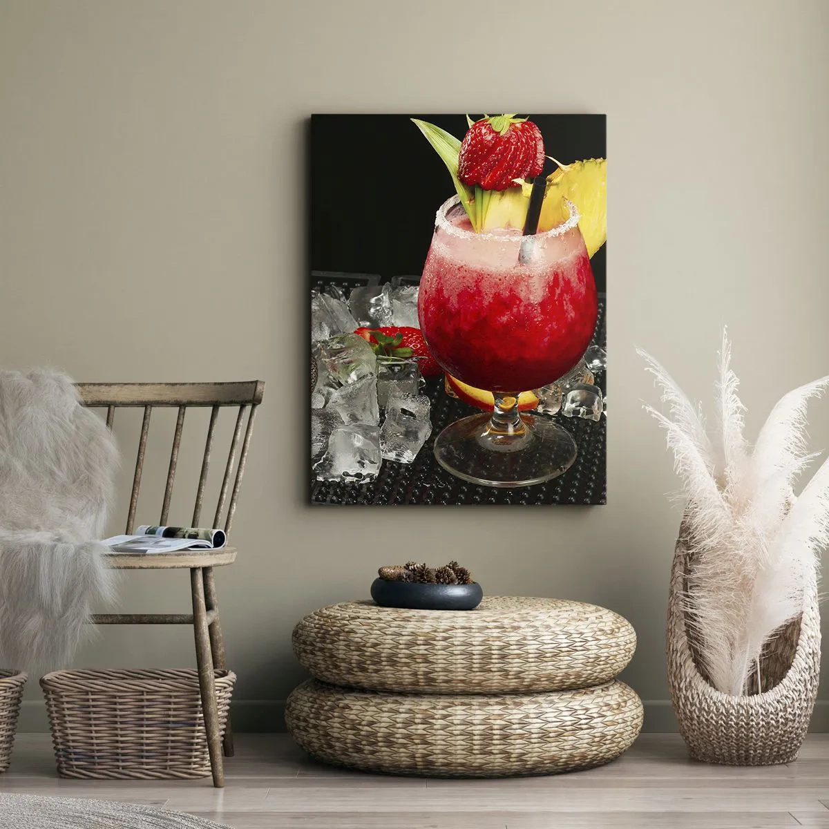 Quadro su tela - Stampe su Tela - Incantare il gusto - 55x100 cm