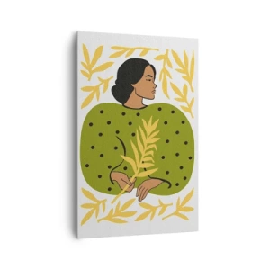 Quadro su tela - Stampe su Tela - Ragazza hawaiana - 80x120 cm