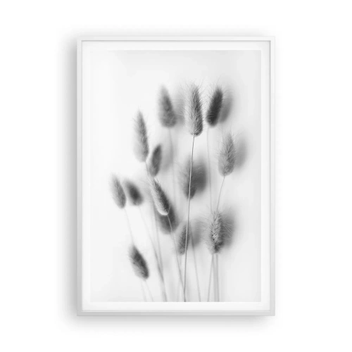 Poster in cornice bianca - Erba soffice - 70x100 cm