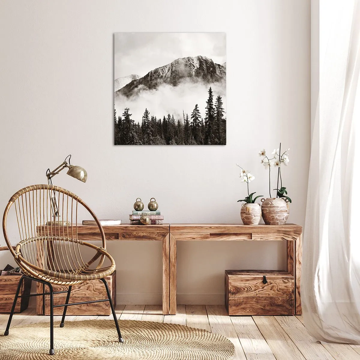 Quadro su tela - Stampe su Tela - Il sovrano di granito - 40x40 cm