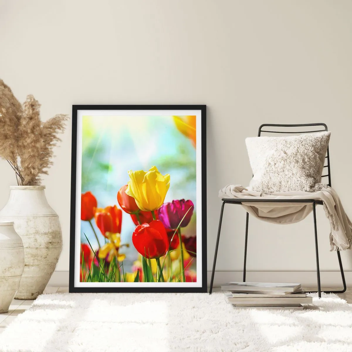 Poster in cornice nera - Tutti i colori del sole - 61x91 cm