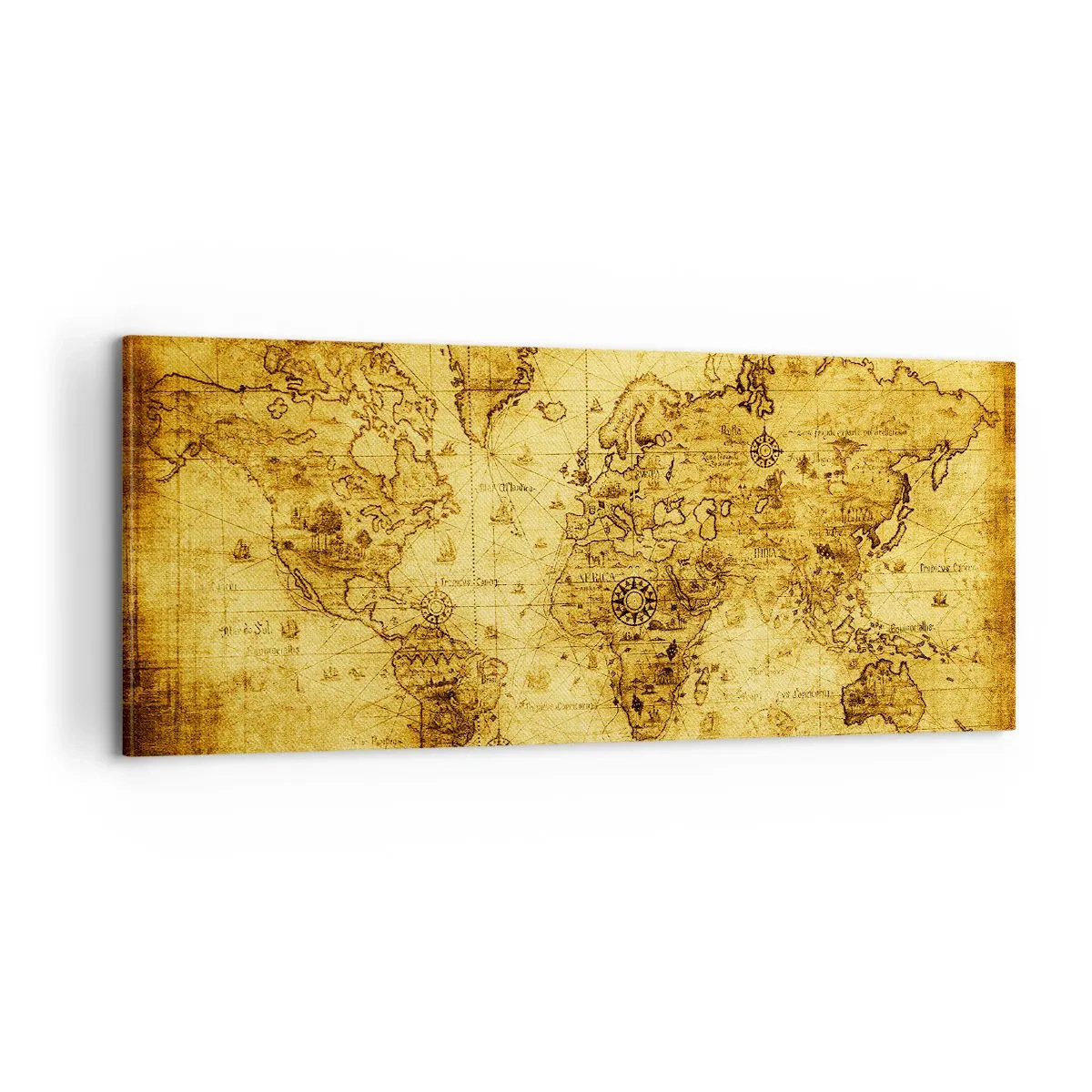 Quadro su tela - Stampe su Tela - Questo mondo è strano - 100x40 cm