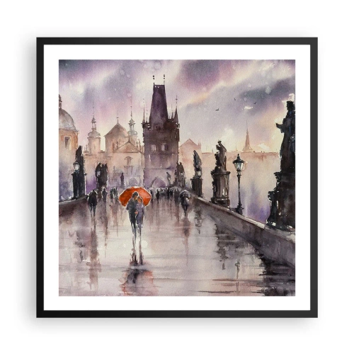Poster in cornice nera - Le persone non cambiano - 60x60 cm