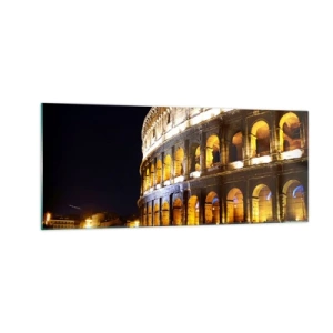 Quadro su vetro - È tempo di iniziare i giochi - 100x40 cm