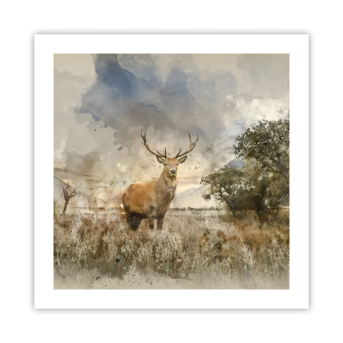 Poster - Dignità - forza - maestosità - 50x50 cm