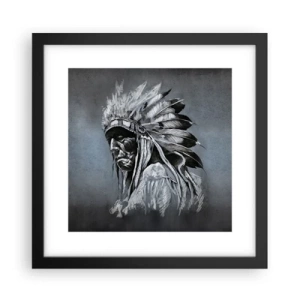 Poster in cornice nera - Ritorno alle radici - 30x30 cm