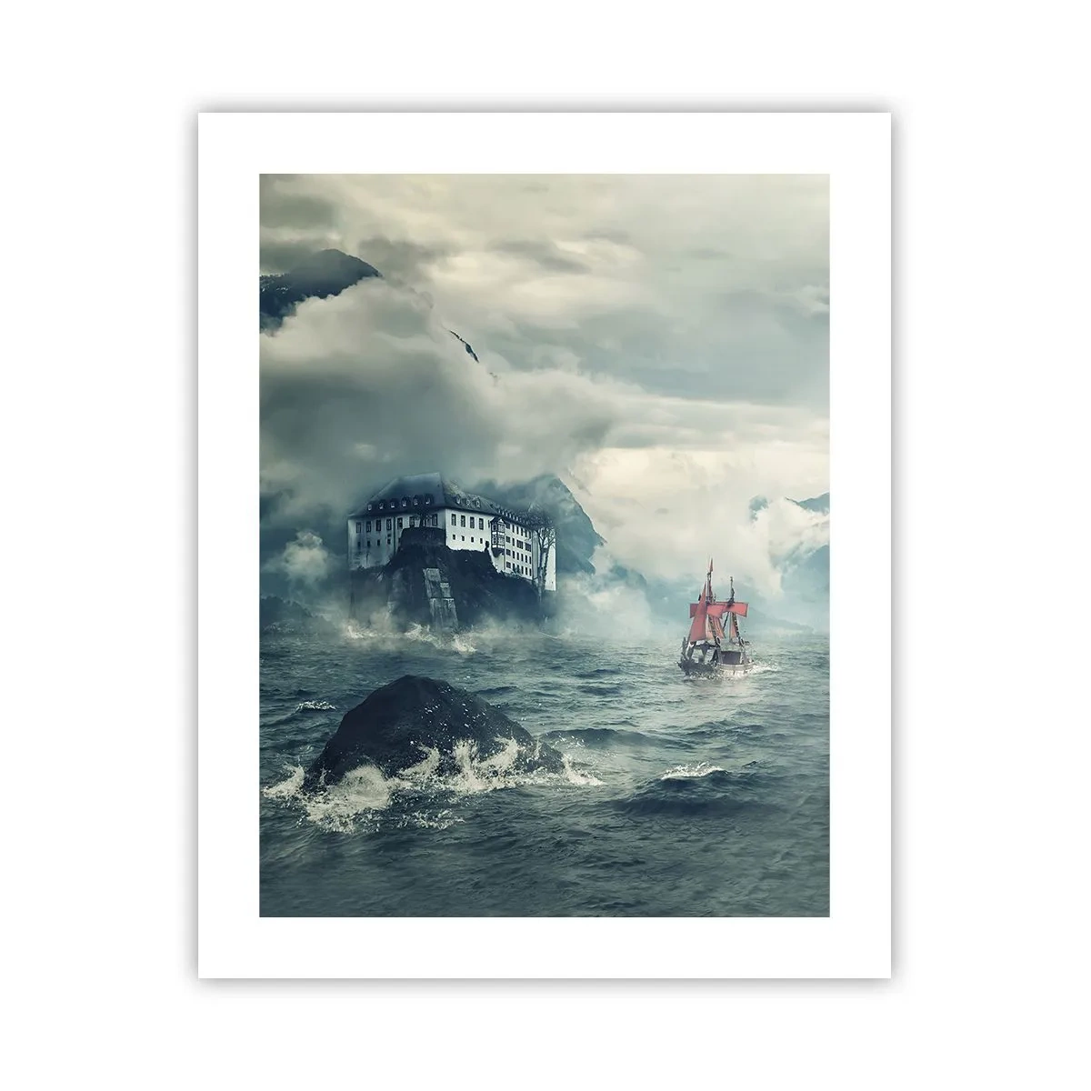 Poster - Sulle acque magiche - 40x50 cm