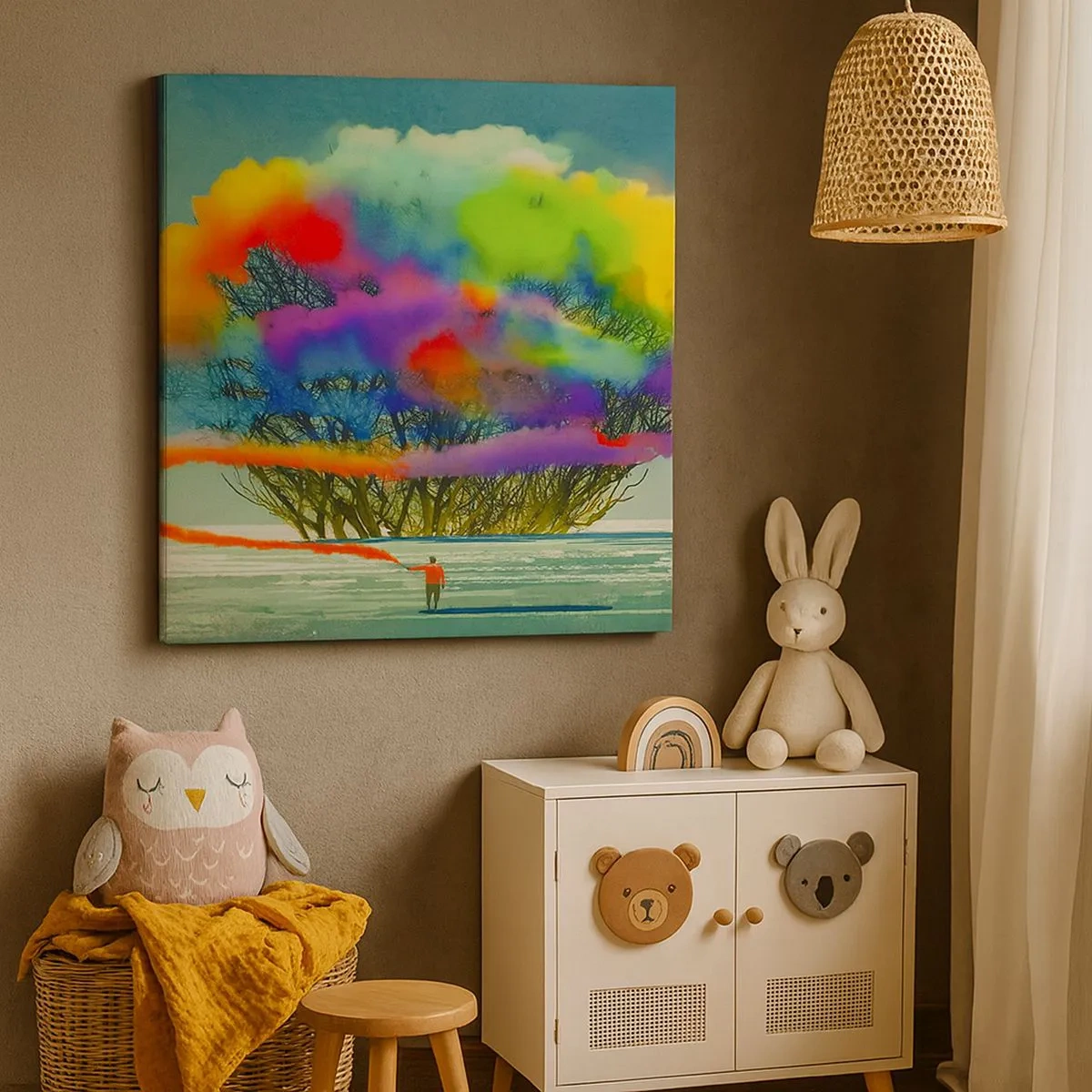 Quadro su tela - Stampe su Tela - Ravvivando questo mondo - 30x30 cm