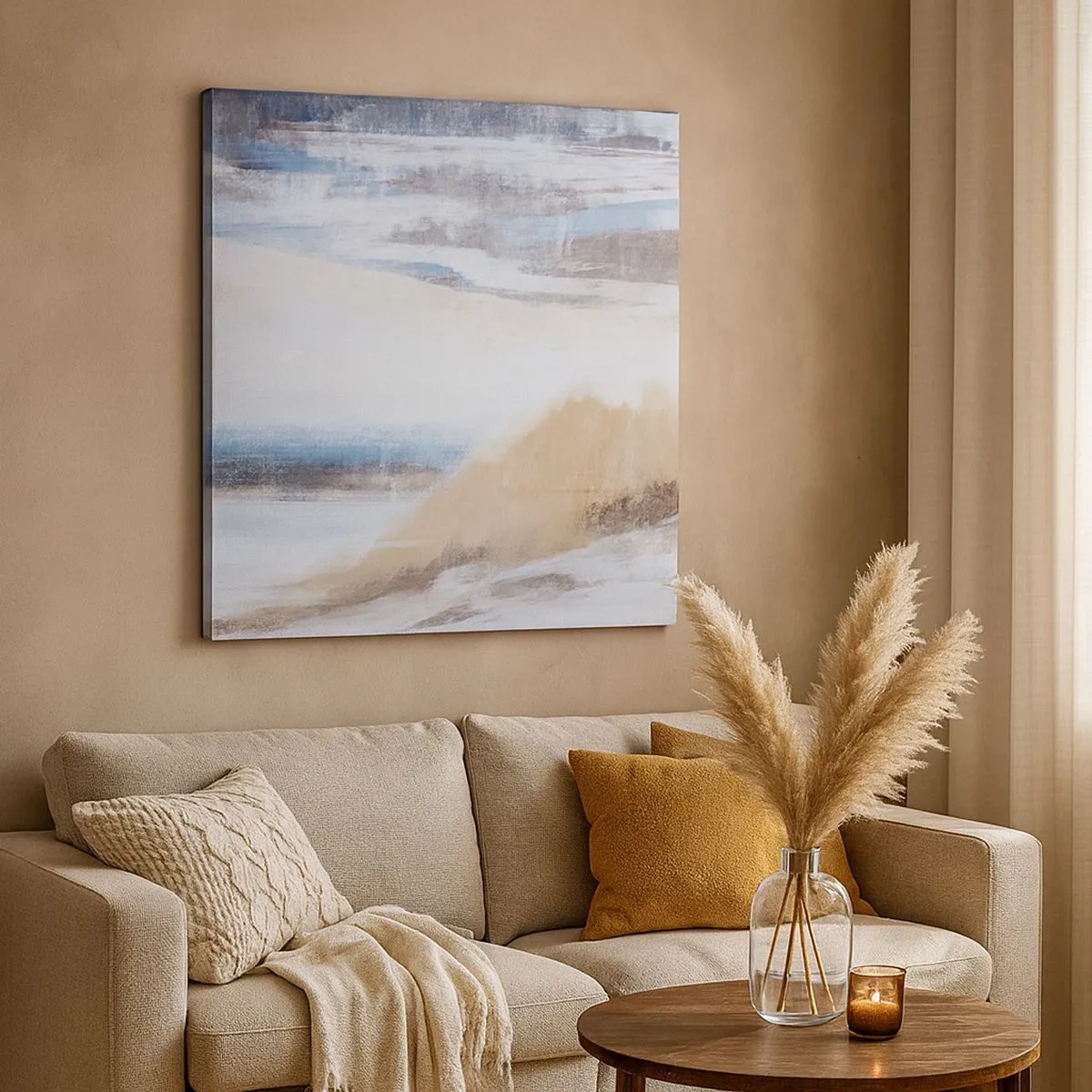 Quadro su tela - Stampe su Tela - Composizione invernale - 30x30 cm