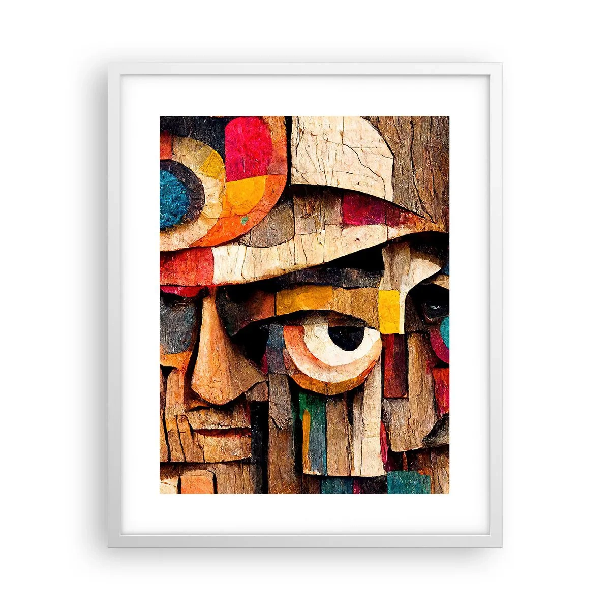 Poster in cornice bianca - Ti vedo... - 40x50 cm