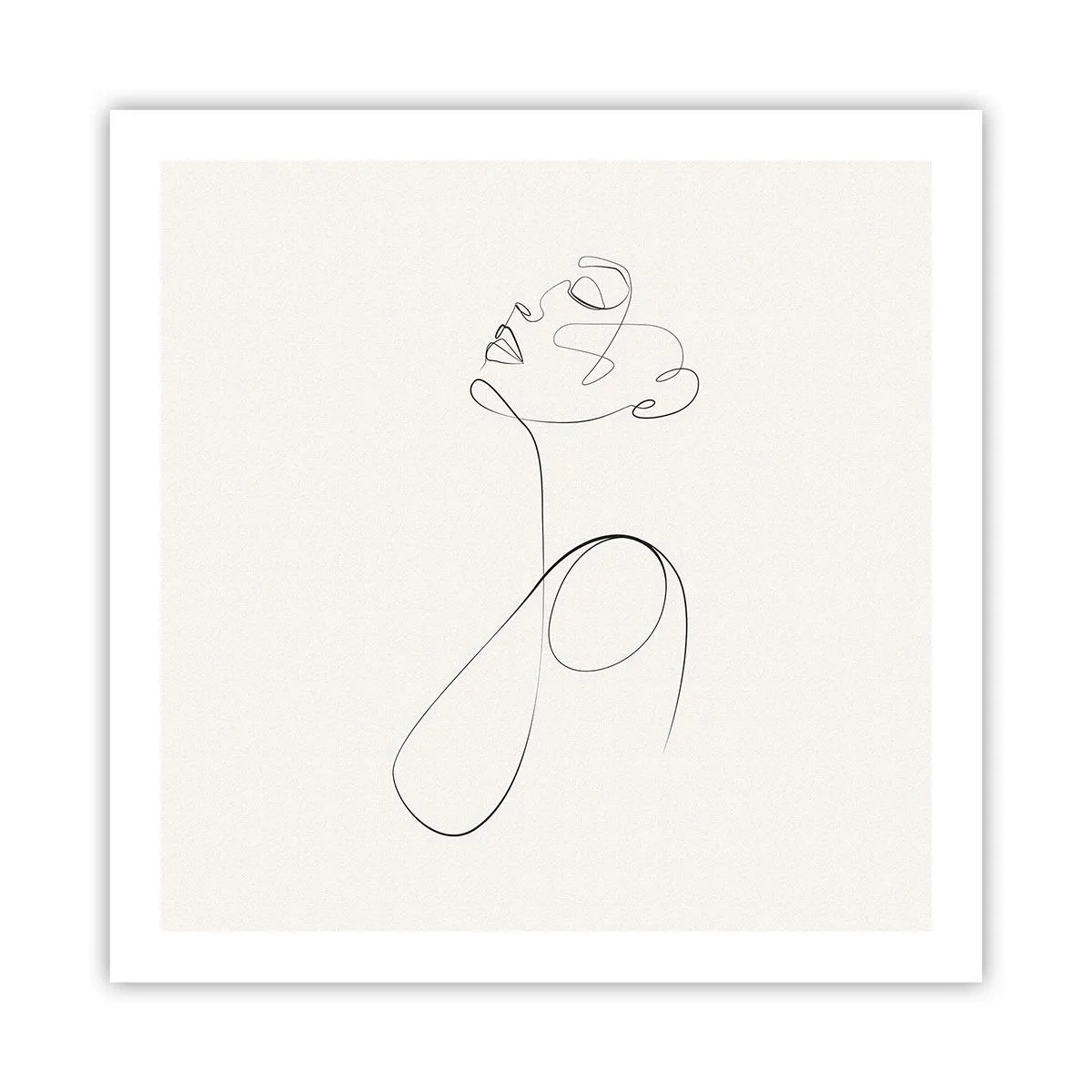 Poster - Avvolta nei sogni - 60x60 cm