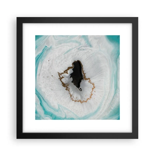 Poster in cornice nera - Penetrare all'interno - 30x30 cm