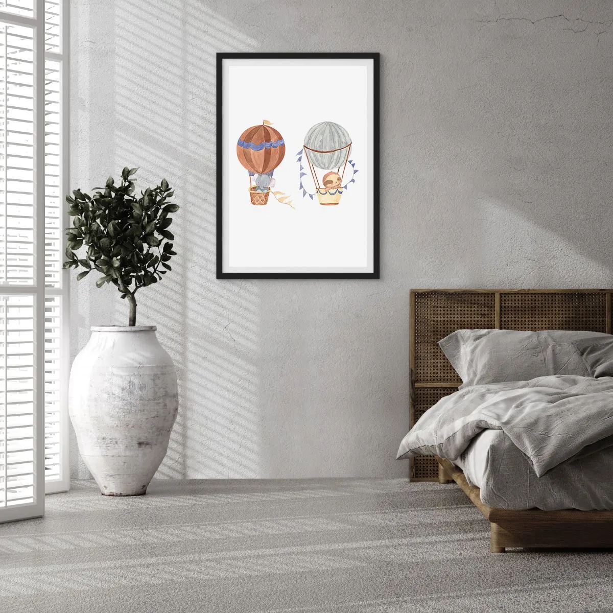 Poster in cornice nera - Amici in viaggio - 61x91 cm