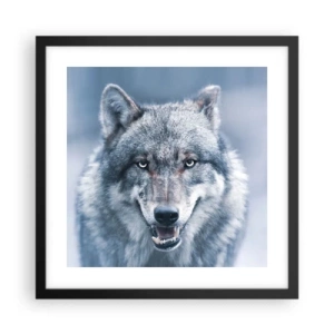 Poster in cornice nera - Accetti la sfida? - 40x40 cm