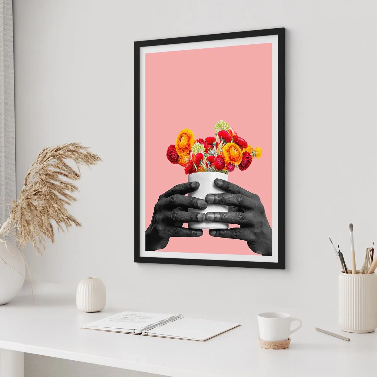 Poster in cornice nera - Apoteosi di vita - 61x91 cm