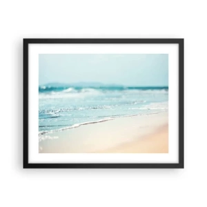 Poster in cornice nera - Calore e rumore - 50x40 cm