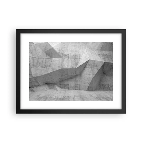 Poster in cornice nera - Una vera sfida - 40x30 cm