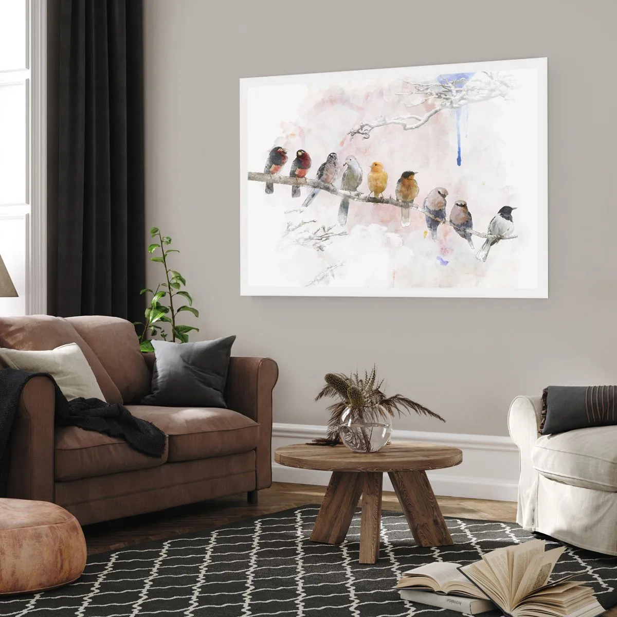 Poster - Incontro alato - 91x61 cm