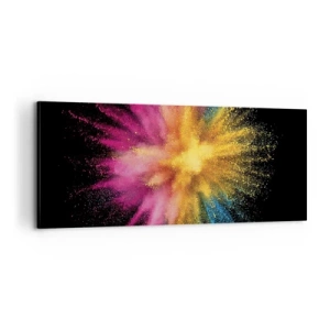 Quadro su tela - Stampe su Tela - La nascita dei colori - 100x40 cm